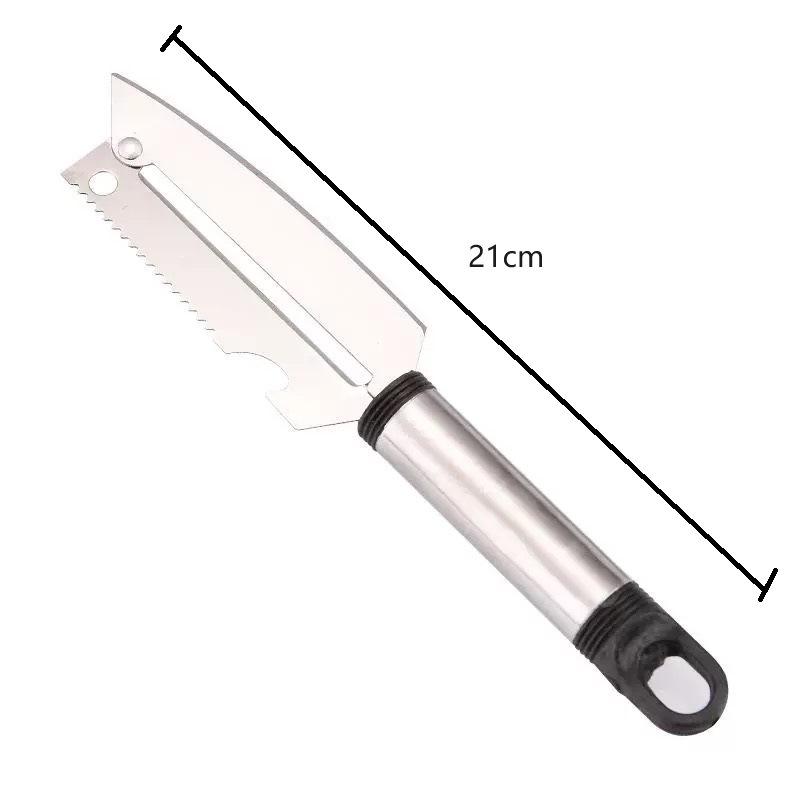3 In1 Peeling Knife Multifunctional Stainless Steel,Used As Fruits Peeler Cutter,Vegetables Knife,Beer Bottle Opener,Fish Scales
