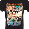 One Piece T Shirt Mens Size Small Black Straw Hat Crew Japanese Manga Series