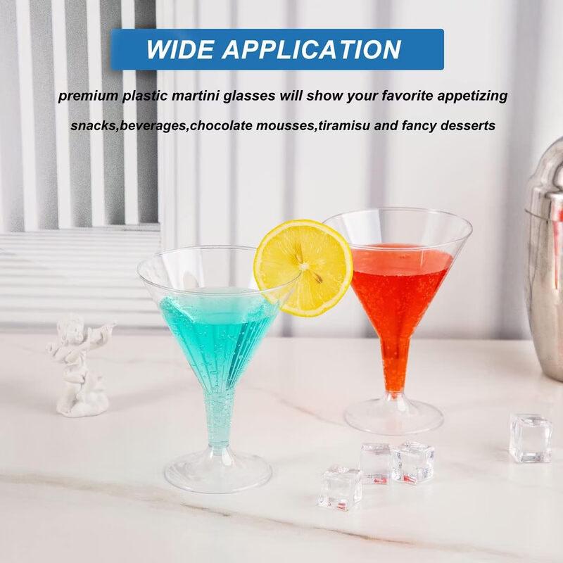 Disposable Plastic Cocktail & Wine Glasses