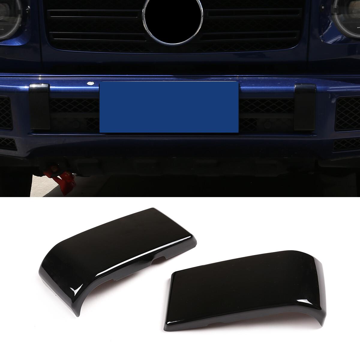 Gloss Black Front Bumper Decorative Cover Trim For Benz G Class G63 -