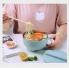 304 Stainless Steel Household Instant Noodle Bowl with Lid Lunch Box Eating Student Packed Gadgets Kitchen Tableware Tools