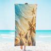 Skull Brightly Colored Flower Beach Towel, Large Microfiber Quick Dry Lightweight Pool Bath Towels Sand Free Beach Blanket for