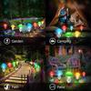 Outdoor Solar LED Mushroom String Lights - Garden Decorative Lamps