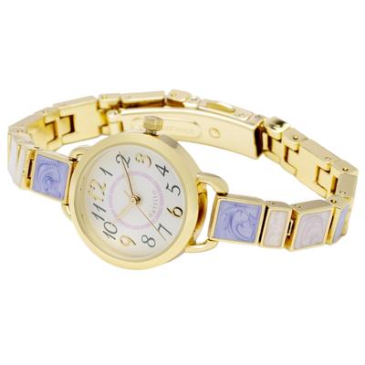 Watch Analog Metal Band Nickel Free Purple NF Deer [Fieldwork] Women's YM089-3