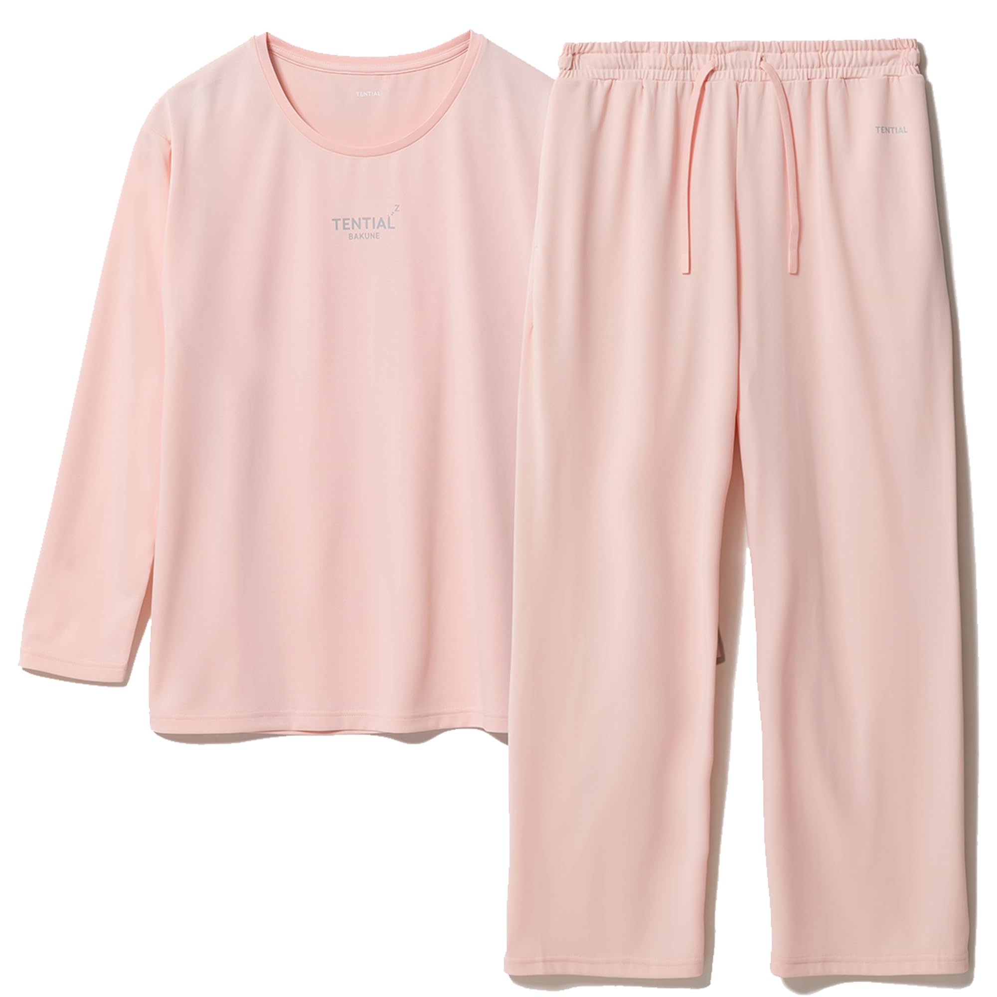 

TENTIAL BAKUNE Dry Recovery Wear Set Sleeves and General Medical Size M Women s (Long Pants), Device, Pink,
