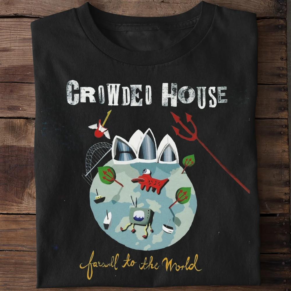 

New Popular Crowded House Band Funny Cotton Black All Size T-Shirt CB1594 Unisex T-Shirt XXXXL