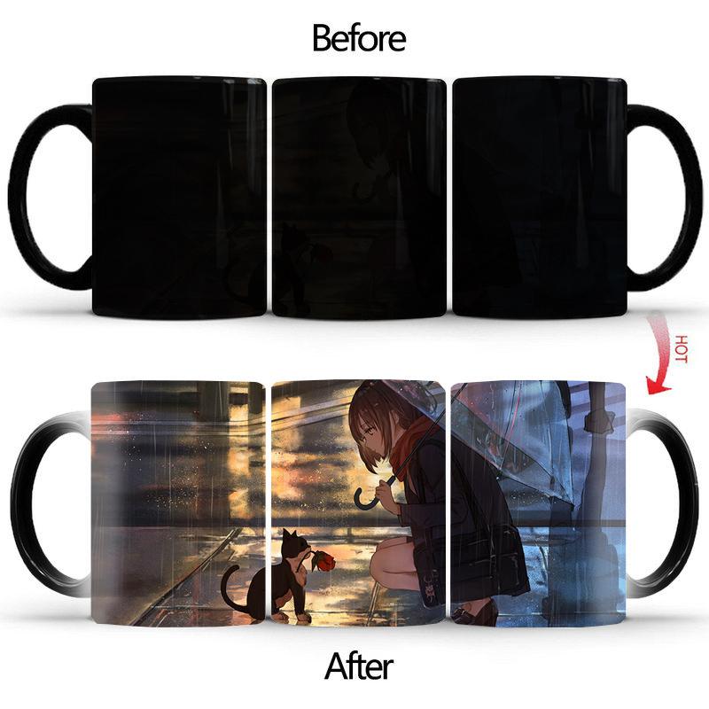 

Кружка «Котенок доставляет цветы» BSKT-037 Чашка для завтрака Забавные кофейные чашки Персонализированные подарки Чашки и кружки Цветная чашка Керамическая 350ml