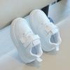 Spring and autumn new children's white sneakers, boys' sports shoes, lightweight girls' casual sneakers, soft-soled baby shoes