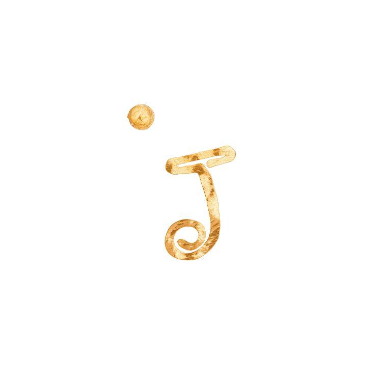 Jacquemus Hammered Stud Brass Earrings Women earrings Gold 211JW05-211-550200 F,Gold