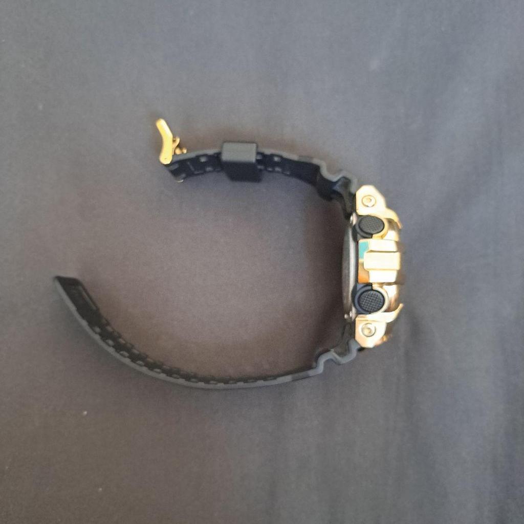 Used CASIO G-SHOCK Gold Black Watch