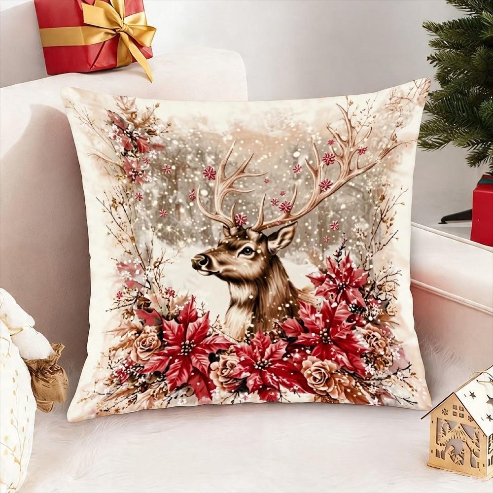Hidden Zipper Decorative Cushion Cover Soft Texture Throw Pillow Cover Sofa Decoration