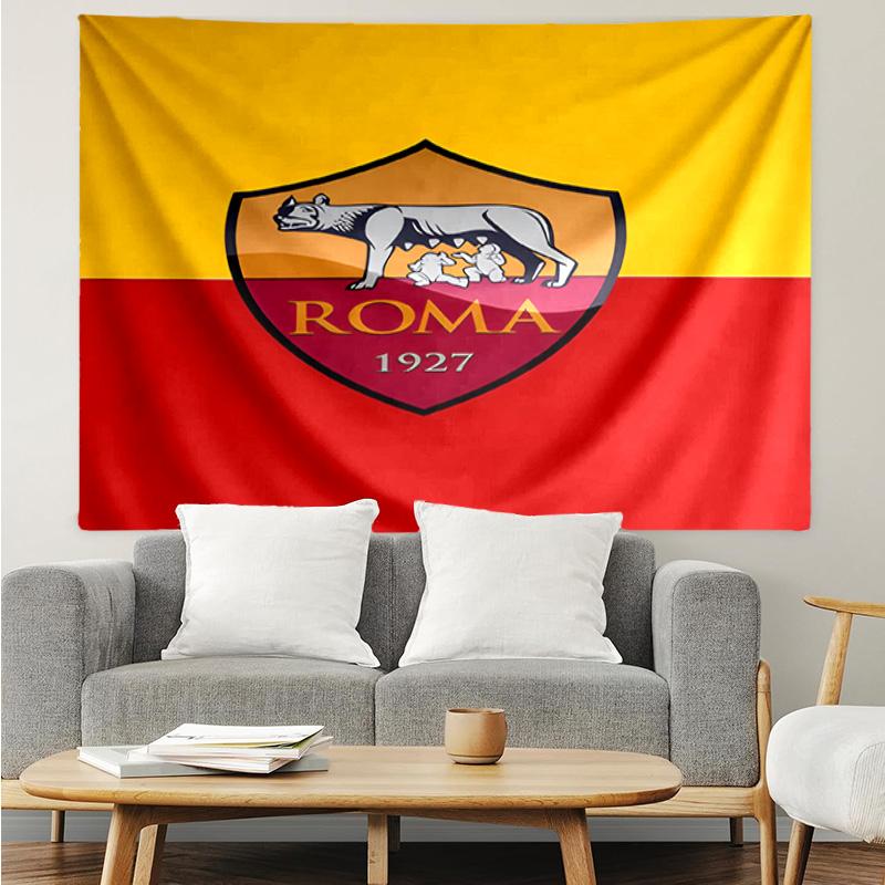 Football Club Emblem Tapestry Hanging for Bedroom,Livingroom, Playroom,Decor Art Room Wall Tapestry Holiday and Birthday Gifts