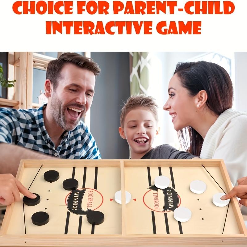 Sling Puck Party Game | Best Selling Cork Board & Foosball Combo for Family Gifts