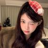 Fashion Snowflake Pompom Lady's Beret Red Plaid Snowflake Hat Lightweight French Style Pearl Chain Beret Photo Cute Accessories