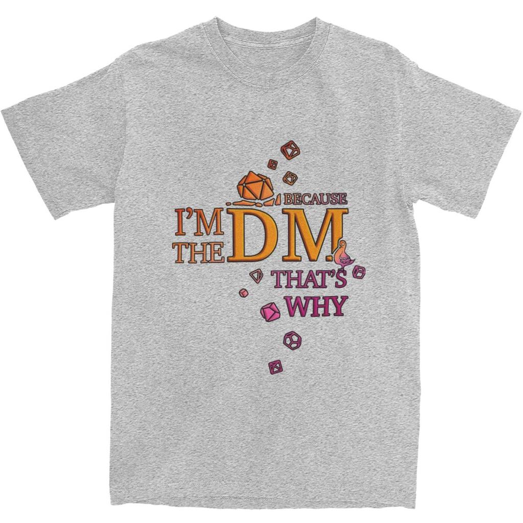 DM Dice Master Guide DnD Merch Shirt for Unisex Women Dungeon Dragon Game Amazing Cotton Printed Tee