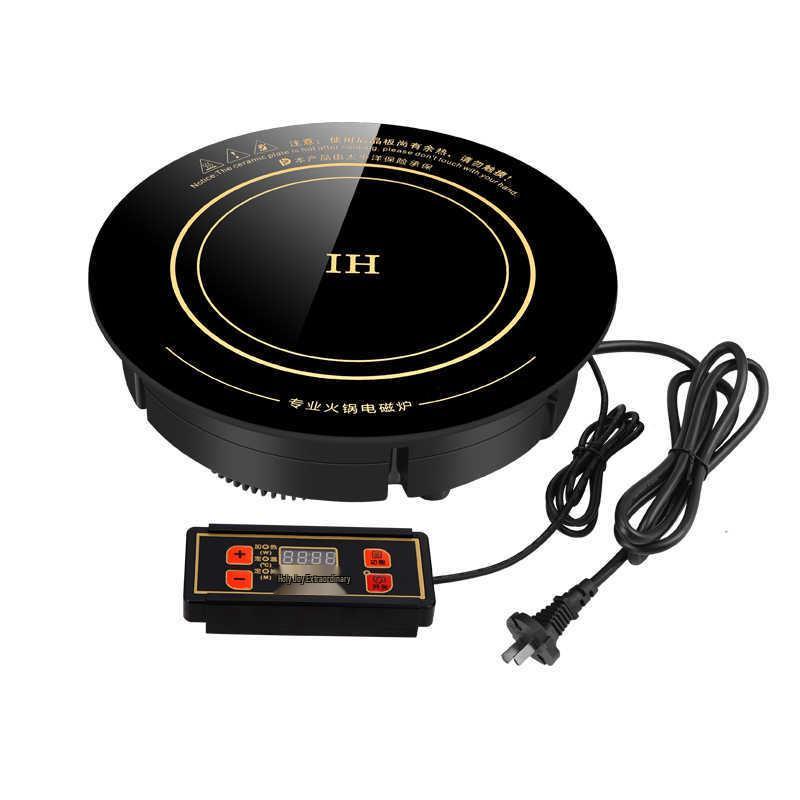 Shengxi High-Power Induction Cooktop: Commercial-Grade, Round, Embedded, Ideal for Stir-Fry and Home Use