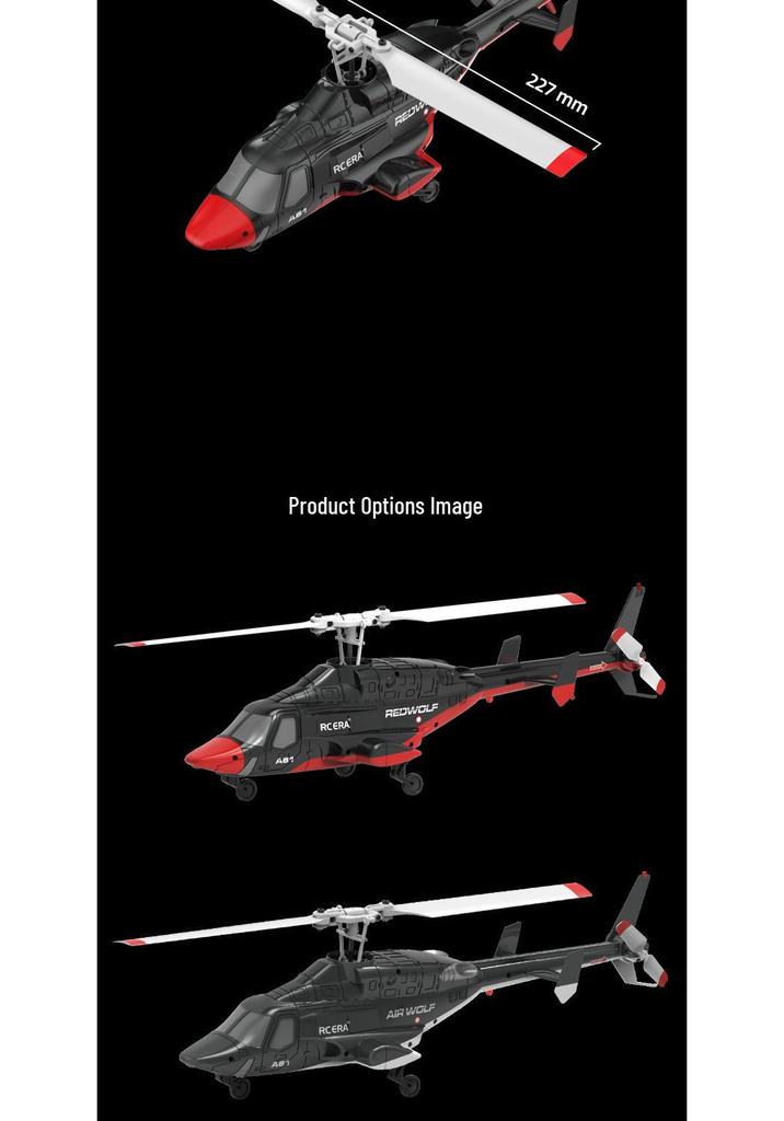 A61 Remote Control Helicopter, Four-Channel, Optical Flow Positioning, Shockproof, Realistic Little Flying Wolf Model.
