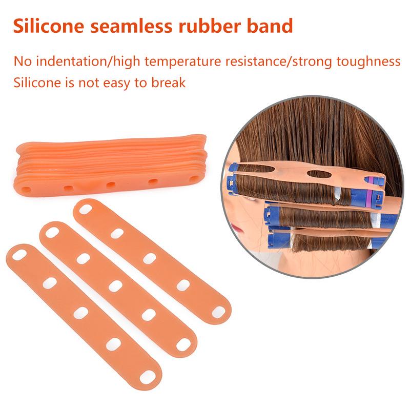 

20 шт. парикмахерская завивка резинка для волос бигуди для завивки волос холодная волна стержни с эластичной резинкой профессиональные инструменты для укладки