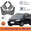 4 szt. Błotniki do Volkswagen Sharan 2004-2024 - Osłony Przeciwbłotne Błotniki Kół Przednich i Tylnych Ochrona Zewnętrzna Samochodu Części
