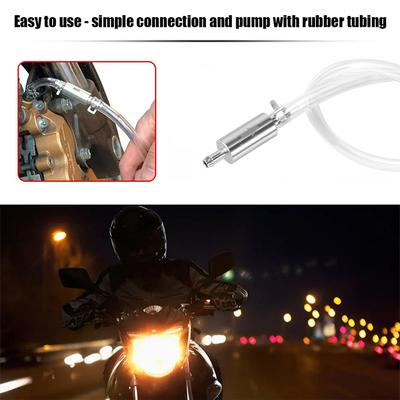 Outil de purge d'huile de frein de moto, pompe de vidange, purgeur, tuyau de liquide, valve d'embrayage hydraulique, ensemble de tubes, accessoires pour moto tout-terrain, voiture