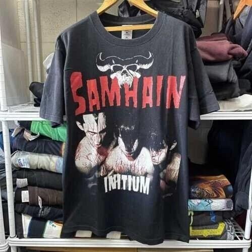 Remake Samhain Initium Band Black Short Sleeve Unisex Tshirt Reprint S5XL Unisex T-Shirt XL