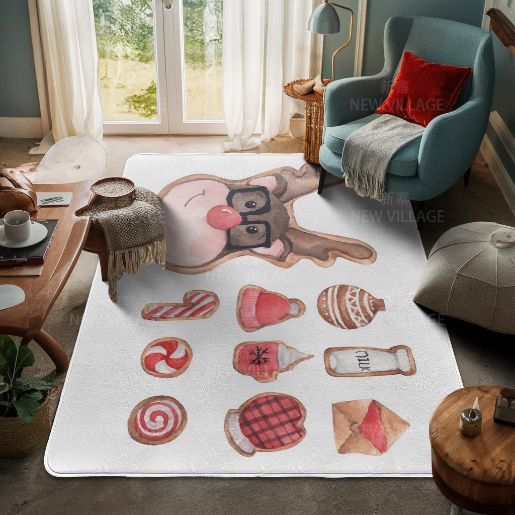 Koberec ke vchodu do domu Rohožka ke dveřím do domu Obývací pokoj Vana Koupelna Protiskluzové koberce s absorpcí vody vana Veselé Vánoce zima