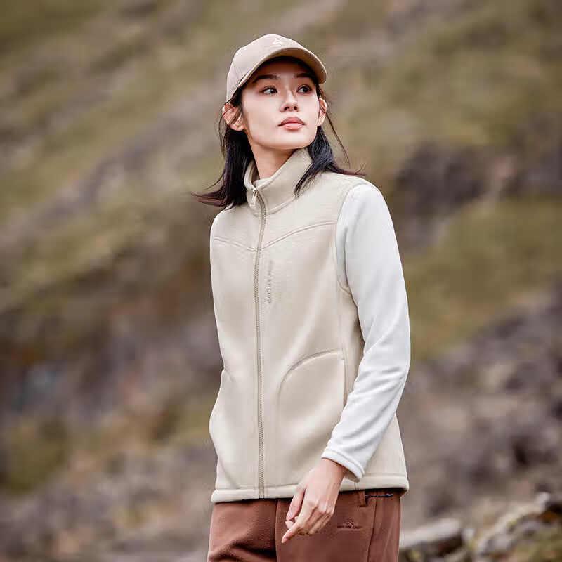 TRAILBLAZER Women's Outdoor Fleece Vest GRY307285