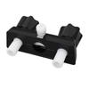 RV Shower Faucet Valve Diverter Shower Mixing Valve Control with 2 Knobs Wheel For RV Motor Home Black