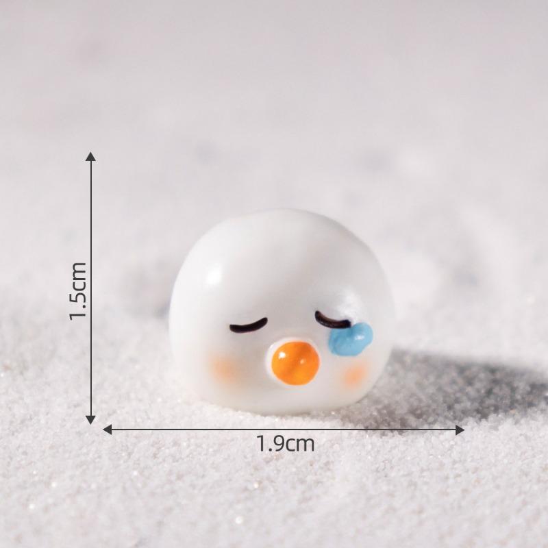 Cute Micro-landscape Christmas Puppy Pig Playing with SnowSmall Animal Decorative Accessories Desktop Mini Ornaments