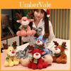 Plush Reindeer Toy Christmas Decor For Kids Birthday Gift With Pp Cotton Filling