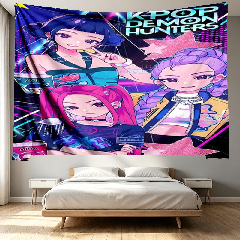 Singer Print Tapestry - Portable Wall Decor Cloth, for Home, Dorm, Travel, Bedroom, Living Room - Ideal Birthday Housewarming Gift