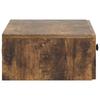 Wall Mounted Side Table Smoked Oak Engineered Wood