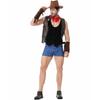 New Halloween Western Cowboy Men's Adult Bar Party Cosplay Costume