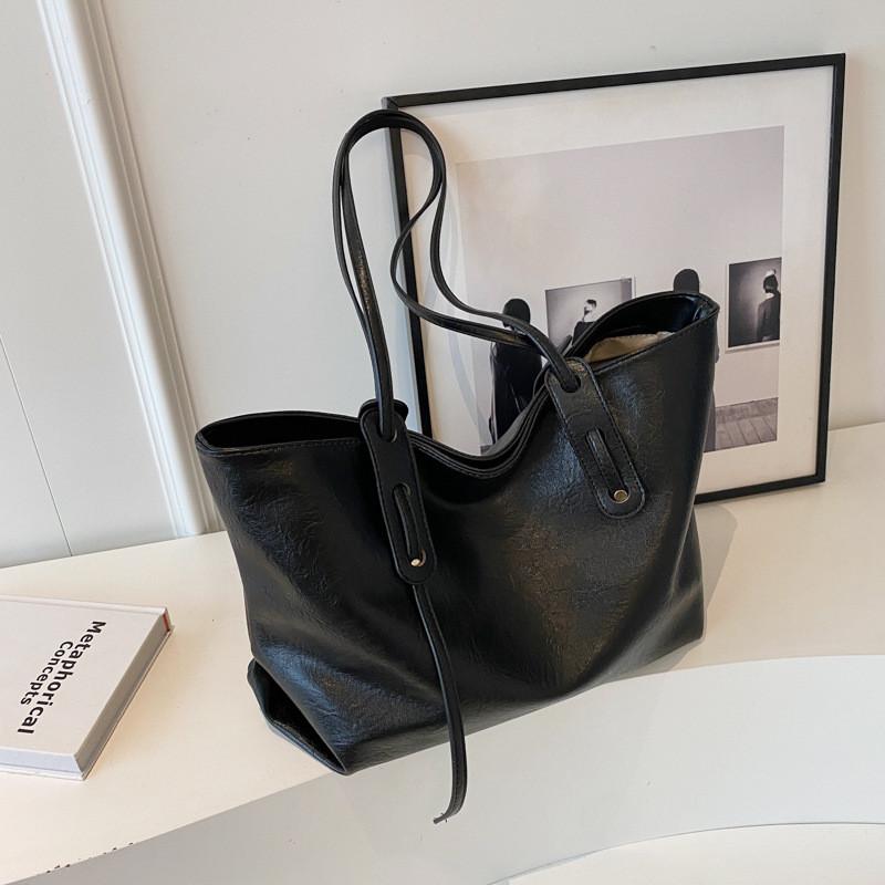 Ielgy High-End Feeling Large-Capacity Bag Trendy Portable Fashion Tote Commuter Class Shoulder Bag