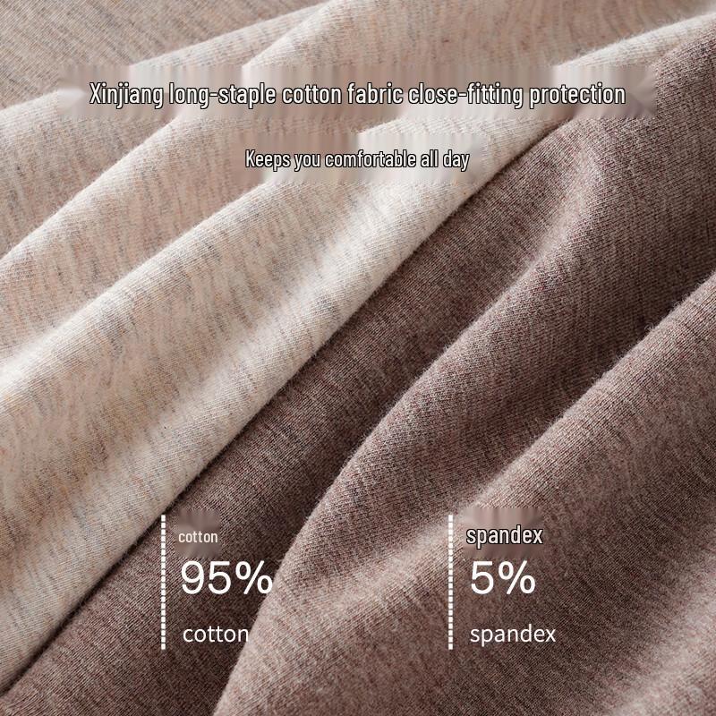 YOUNGYELL Women's High-Waist Pure Cotton Antibacterial Boxer Briefs 3-Pack