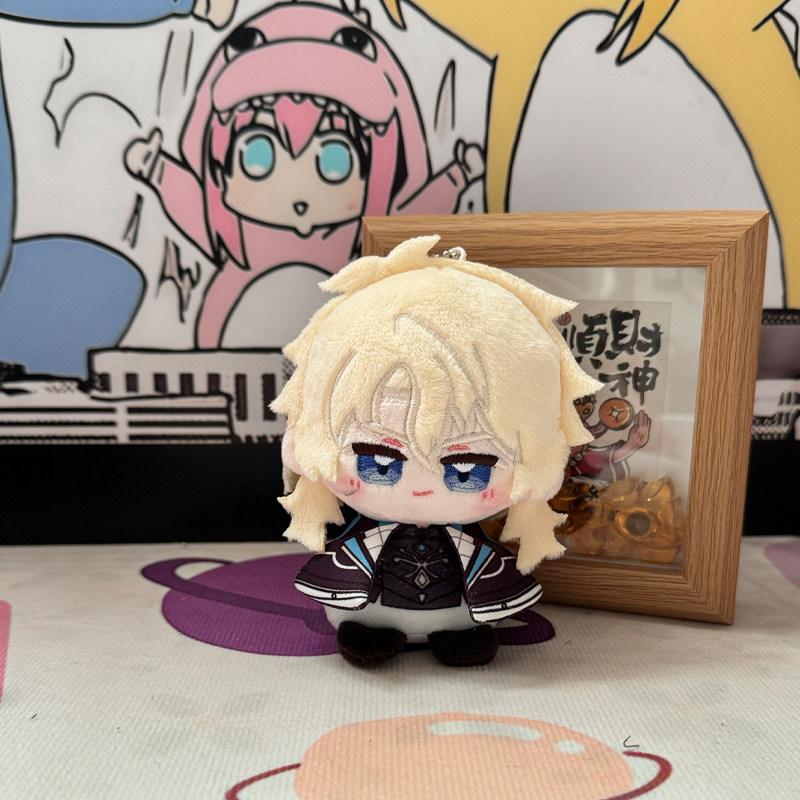 Genshin Impact Columbina Flins Durin 10cm Bambola Cosplay Anime Ciondolo Portachiavi Compleanno Bambini