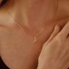 Charms Heart Initial Necklaces for Women,Gold Plated Letter Pendant Necklace, 26 Capital A-Z Stainless Steel Jewelry