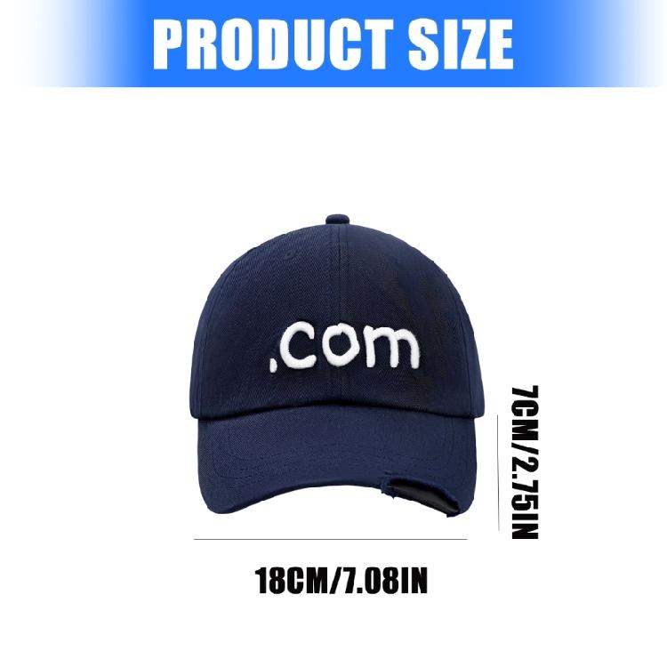 Popular Distressed Baseball Cap For Women Soft Wash Cotton Embroidery Letter Sun Hat For Daily Outfit and Street Wear