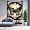 Elegant Green Butterfly  Flower Tapestry Ideal Artwork for Bedroom Decoration