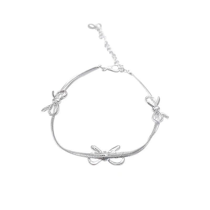 French broken silver pearl bracelet women s light luxury niche exquisite set stacked bracelet cold style girlfriend jewelry