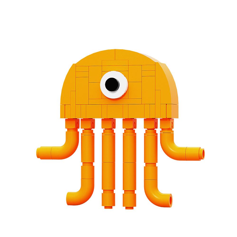 Garten Of Banban Bricks Game Green Monster Jumbo Josh Opila Bird MOC Model Building Blocks Children's Educationa Fans Kids