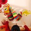 Cartoon Chinese Paper Dance Horse 2026 Horse Year 3 D Dragon Horse Handmade Craft Handheld Horse Ornaments