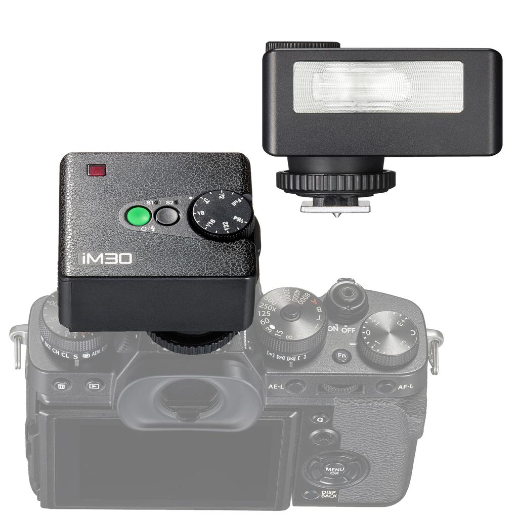 Godox Flash IM30 Camera Pocket 6500K 200K Color 7 Power Levels 15 Guide Indexes Flash, ± Temperature, S1/S2 Dimming, (1/64~1/1), (ISO 100, Metric)