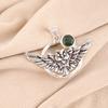 Natural Green Amethyst Gemstone 925 Solid Silver Handmade Women Pendant 1.48" CP-17-35