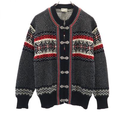 WilliSmith 80s 90s Wool Old Long Sleeve Cardigan M Knit Men's Used