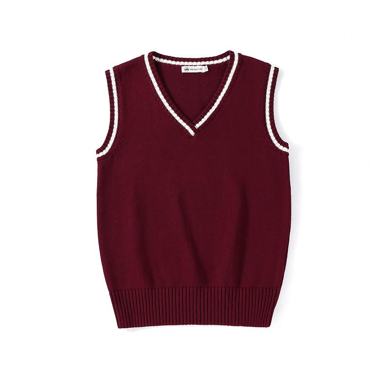 Gilet a Maglia Senza Maniche Donna Uomo Scollo a V Preppy Studenti Ragazzi Ragazze Classico Primaverile Maglione Lavorato a Maglia Moda Coreana Gilet Retrò