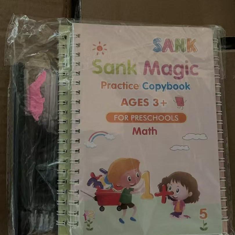 Groove Drawing Calligraphy Book: All-English Practice Template for Children