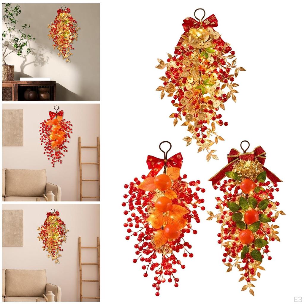 Chinesischer Jahreskranz Girlande Frühlingsfest Türschmuck für Wand