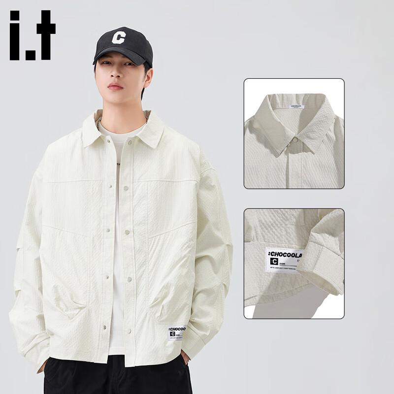 CHOCOOLATEit Men's American Style Long-Sleeve Casual Shirt