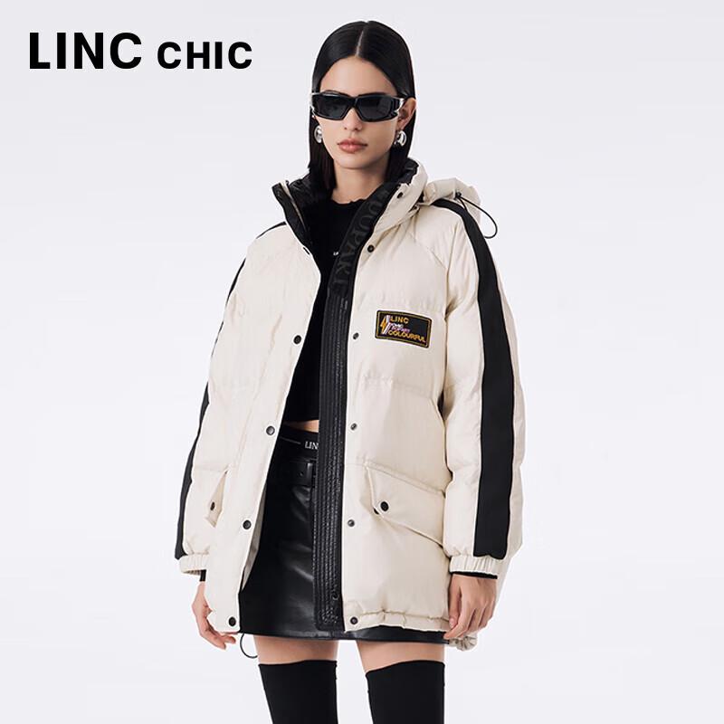 Jin Yujie Women's Winter Waterproof 90% Duck Down Mid-Length Puffer Jacket